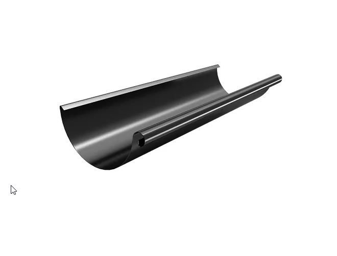3.0m long 125mm dia Steel Half Round Gutter