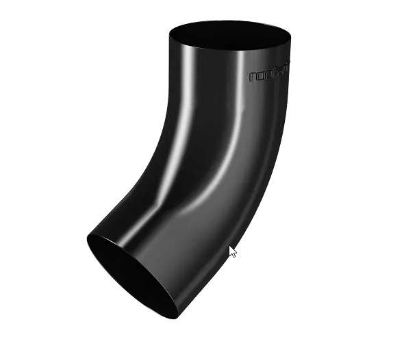 80mm dia Steel 72° Downpipe Bend